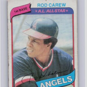 1980 Topps Rod Carew #700 Angels