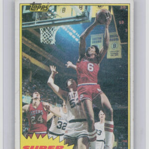 1981-82 Topps Julius Erving #E104 76ers
