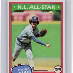 1981 Topps Bruce Sutter #590 Cubs