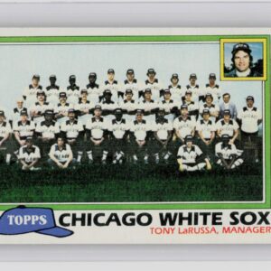 1981 Topps Chicago White Sox / Tony LaRussa TC CL MGR #664 Sox