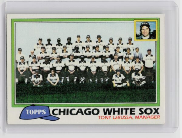 1981 Topps Chicago White Sox / Tony LaRussa TC CL MGR #664 Sox