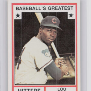 1982 TCMA Baseball's Greatest Hitters (White Back) Lou Brock #7 Cardinals