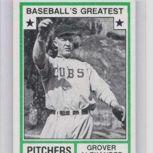 1982 TCMA Baseball's Greatest Pitchers (White Back) Grover Alexander #18 Phillie