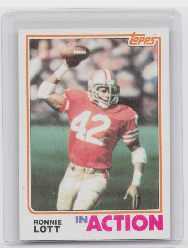 1982 Topps Ronnie Lott #487 49ers