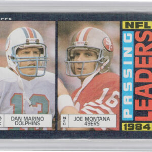 1985 Topps Dan Marino / Joe Montana #192 49ers