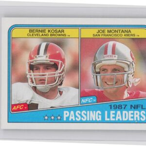 1988 Topps Bernie Kosar / Joe Montana #215 49ers