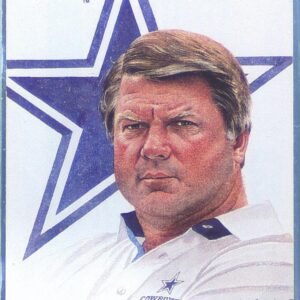 1991 Pro Set Jimmy Johnson #405 Cowboys