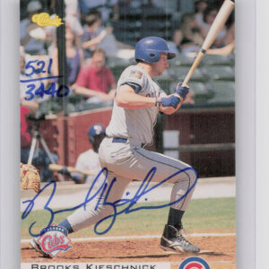 1994 Classic Brooks Kieschnick AU SN3440 #NNO Cubs Autographs