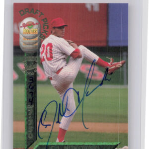 1994 Signature Rookies Draft Picks C.J. Nitkowski AU SN7750 #9 Reds Signatures
