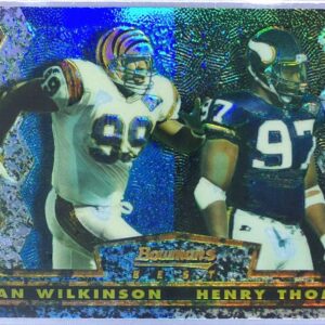 1994 Stadium Club Henry Thomas / Dan Wilkinson #26 Bengals Bowman's Best Refract