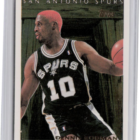 1995-96 Topps Dennis Rodman #PFG15 Spurs Pan for Gold