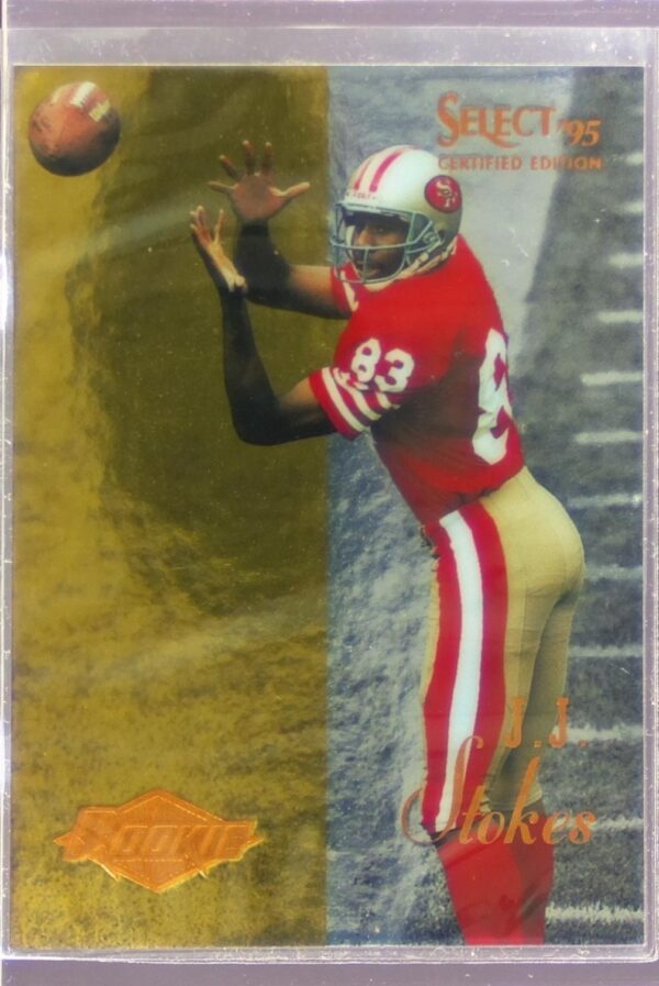 1995 Select Certified J.J. Stokes RC #133 49ers