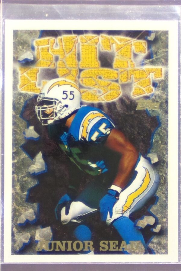 1995 Topps Junior Seau #20 Chargers Hit List