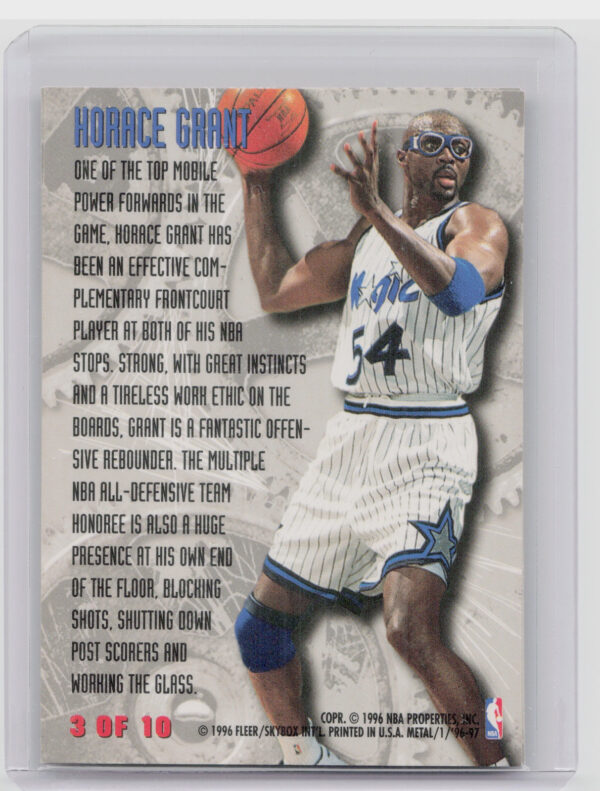 1996-97 Metal Juwan Howard #3 Bullets Power Tools - Image 3