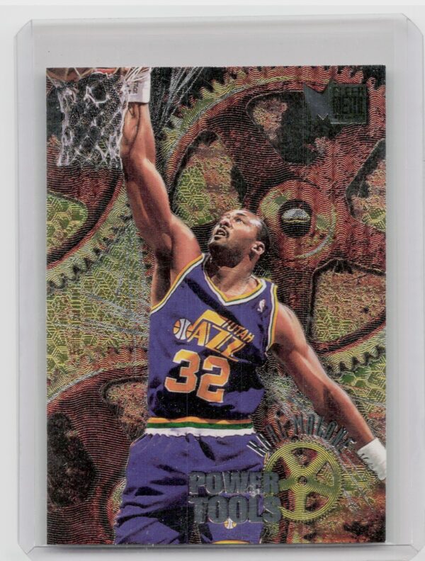 1996-97 Metal Karl Malone #7 Jazz Power Tools