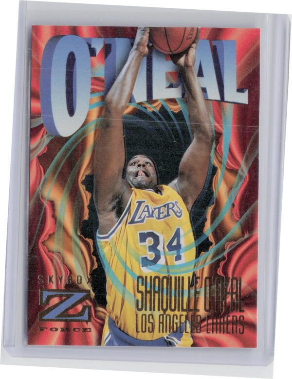 1996-97 SkyBox Z-Force Shaquille O'Neal #114 Lakers