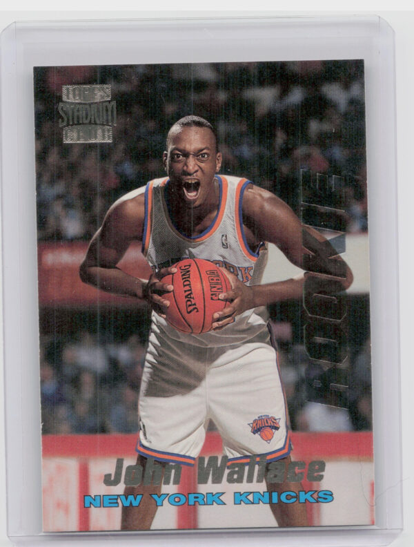 1996-97 Stadium Club John Wallace #R16 Knicks Rookies (Series One)