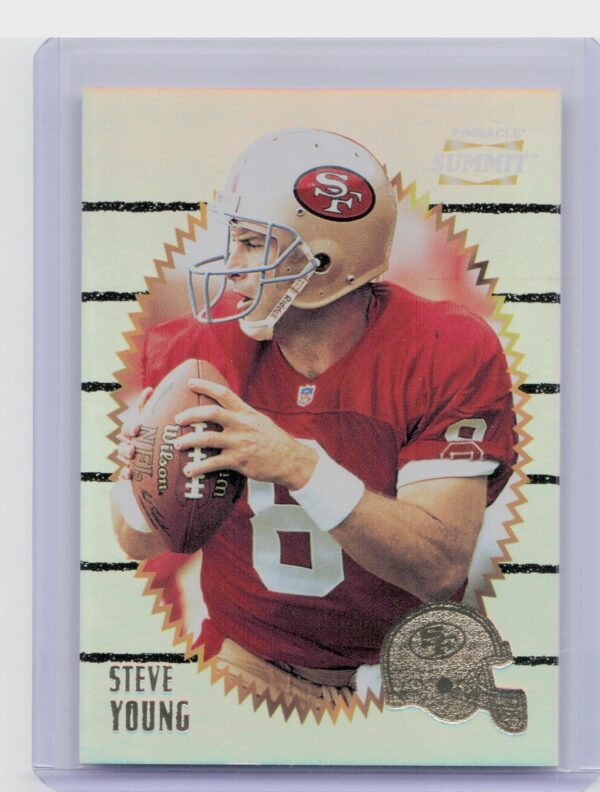 1996 Pinnacle Summit Premium Stock Steve Young #49 49ers