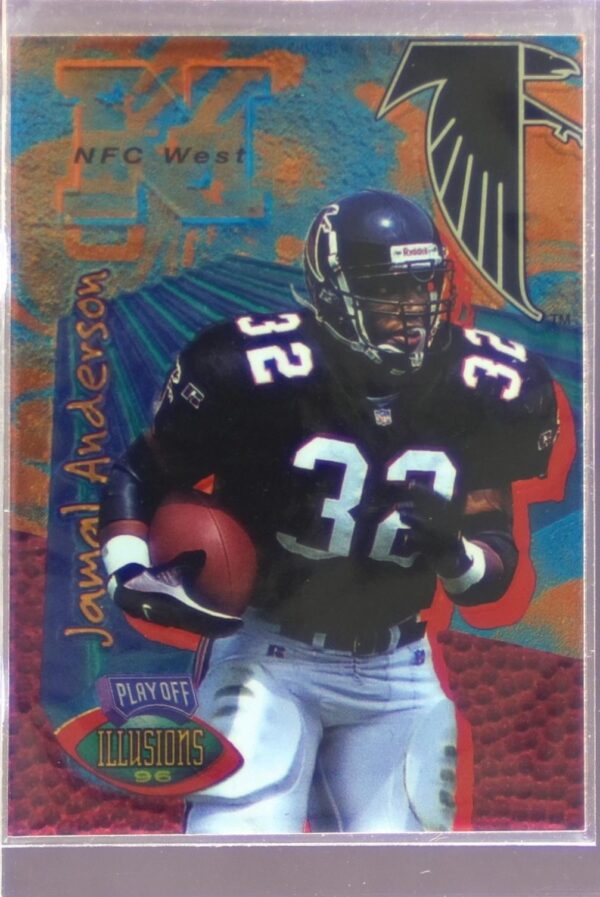 1996 Playoff Illusions Jamal Anderson RC #68 Falcons