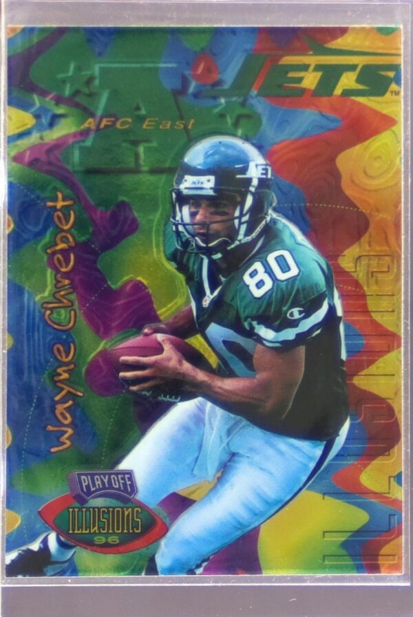 1996 Playoff Illusions Wayne Chrebet #39 Jets
