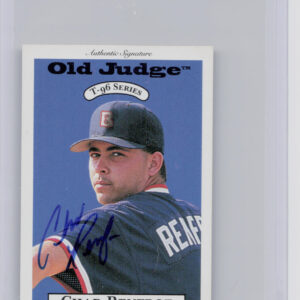 1996 Signature Rookies Old Judge Chad Renfroe AU SN6000 #28 Sox Signatures