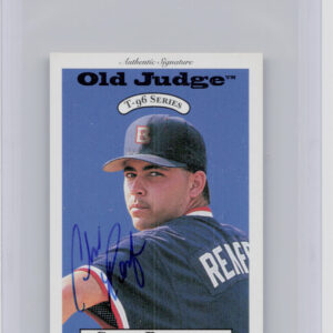 1996 Signature Rookies Old Judge Chad Renfroe AU SN6000 #28 Sox Signatures