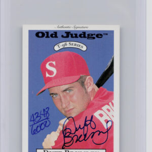 1996 Signature Rookies Old Judge Duff Brumley AU SN6000 #5 89ers Signatures