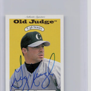 1996 Signature Rookies Old Judge Greg Keagle AU SN6000 #14 Quakes Signatures