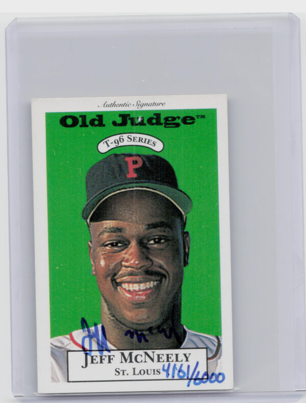 1996 Signature Rookies Old Judge Jeff McNeely #20 Redbirds Signatures