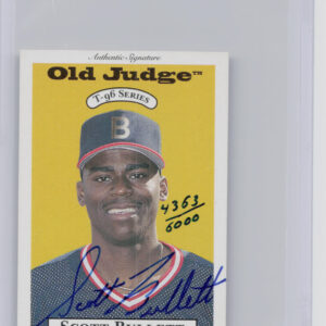1996 Signature Rookies Old Judge Scott Bullett AU SN6000 #6 Cubs Signatures