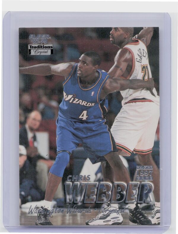 1997-98 Fleer Chris Webber Traditions Crystal #290 Wizards