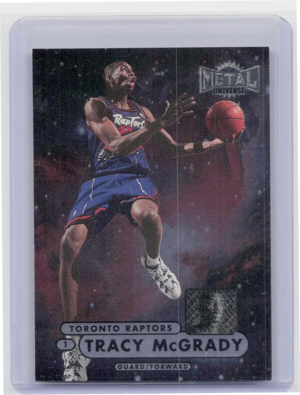 1997-98 Metal Universe Championship Tracy McGrady RC #36 Raptors