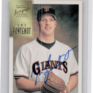 1997 Bowman Joe Fontenot AU #CA25 Giants Certified Autographs Blue Ink