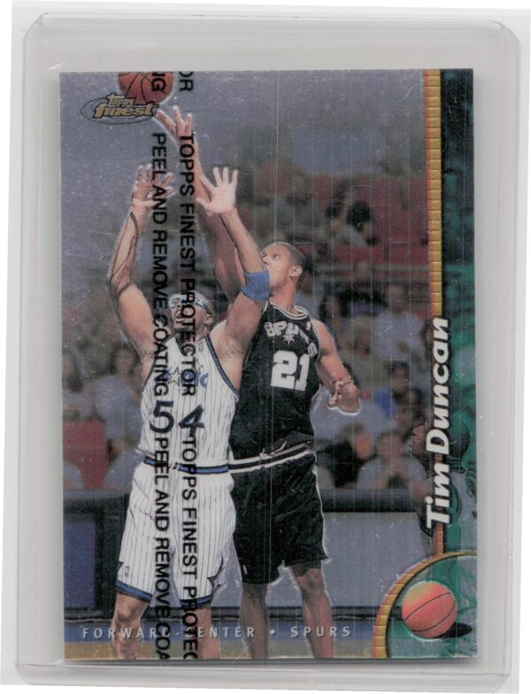 1998-99 Finest Tim Duncan #190 Spurs