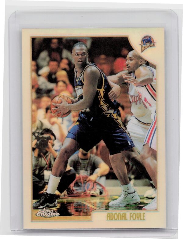 1998-99 Topps Chrome Adonal Foyle #21 Warriors