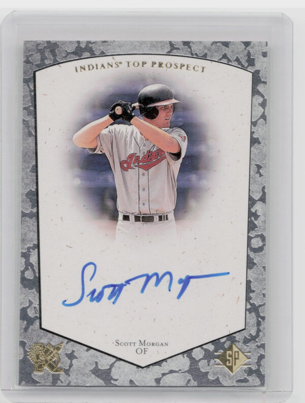1998 SP Top Prospects Scott Morgan AU #SM Indians Autographs
