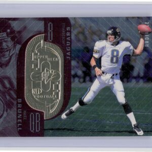 1998 SPx Finite Mark Brunell Radiance /3800 #38 Jaguars