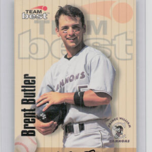 1998 Team Best Brent Butler AU #NNO Cannons Autographs Signature Series