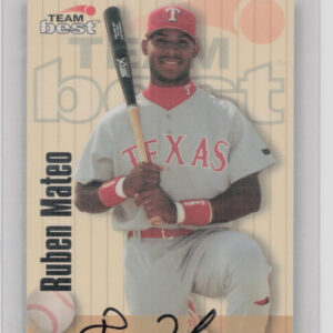 1998 Team Best Ruben Mateo AU #NNO Rangers Autographs Signature Series