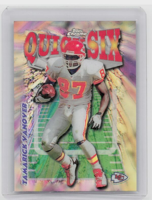 1998 Topps Chrome Tamarick Vanover #21 Chiefs Season's Best Refractors