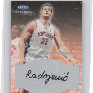 1999-00 Fleer Mystique Aleksandar Radojevic AU #NNO Raptors Fresh Ink