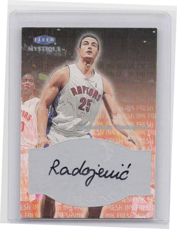 1999-00 Fleer Mystique Aleksandar Radojevic AU #NNO Raptors Fresh Ink