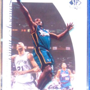 1999-00 SP Authentic Lindsey Hunter #24 Pistons