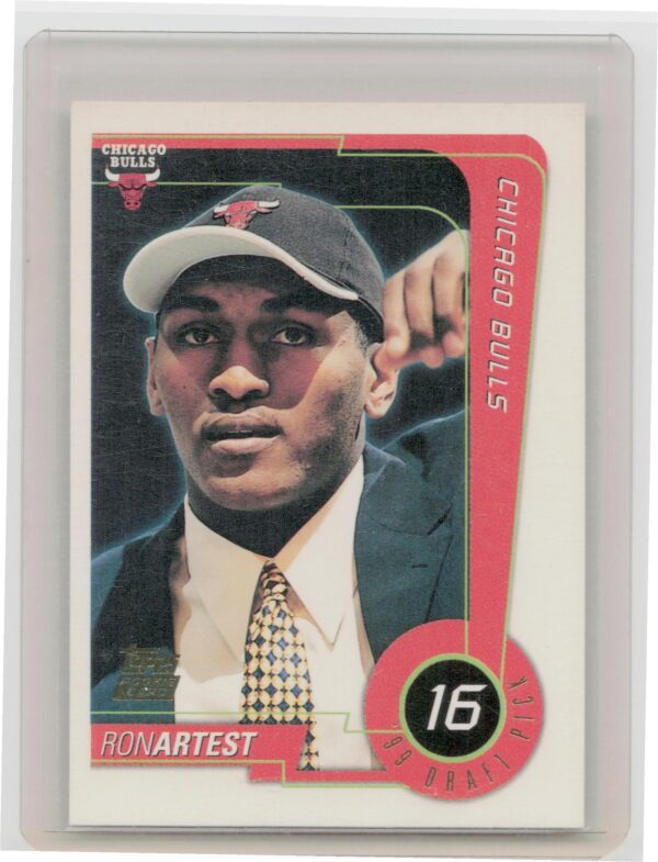 1999-00 Topps Chrome Ron Artest RC #113 Bulls