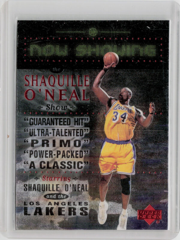 1999-00 Upper Deck Shaquille O'Neal #NS13 Lakers Now Showing