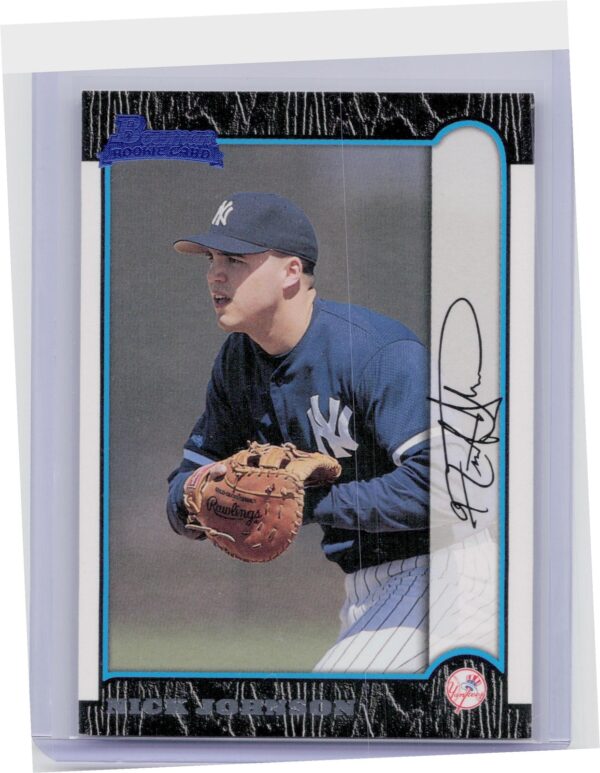 1999 Bowman Nick Johnson RC #185 Yankees