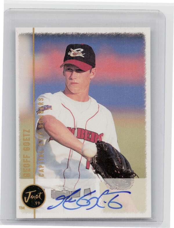1999 Just Geoff Goetz #NNO Bombers Autographs