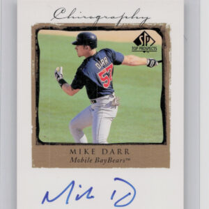1999 SP Top Prospects Mike Darr AU #MD BayBears Chirography