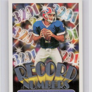 1999 Topps Doug Flutie #RN7 Bills Record Numbers Silver