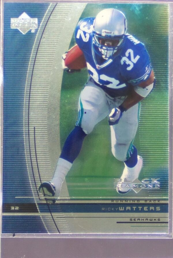 1999 UD Black Diamond Ricky Watters #97 Seahawks